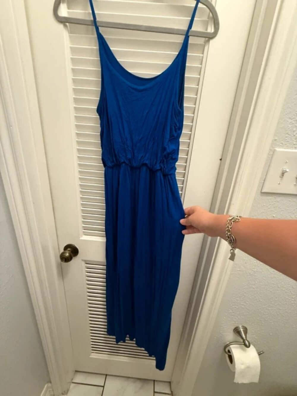 Royal blue dress
